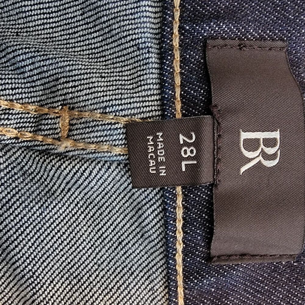 BR The Straight Jean Dark Wash Size 28 L - Picture 5 of 5